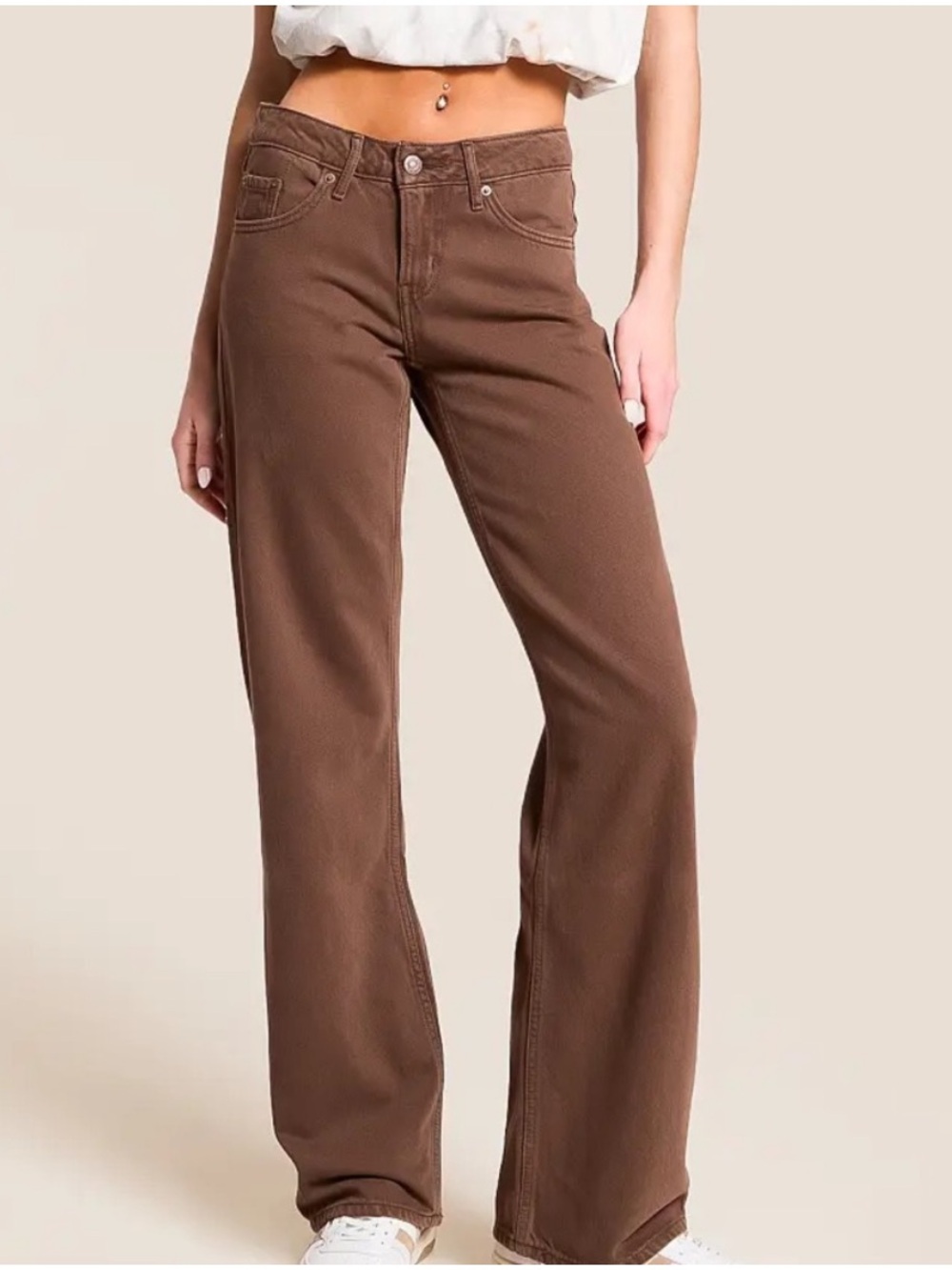 Levis Low Loose Jeans Bracken Brown Size 28x32 NWT